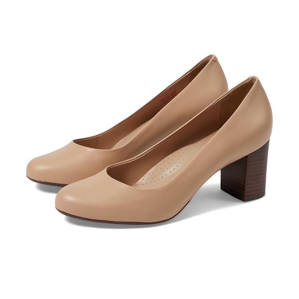 Marc Joseph New York Midtown Pumps US 12 Nude Tan Leather GUC